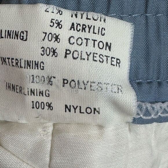 Vintage Bogner Ski Pants Womens Sz 8 Softshell Blue Cotton Blend lined Stretch - Picture 5 of 13